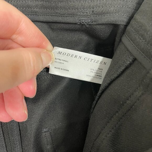 Modern Citizen Black High Rise Straight Leg Denim Pants Sz. XS - Picture 5 of 10